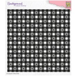 NC • Background clear stempel Clover Squares
