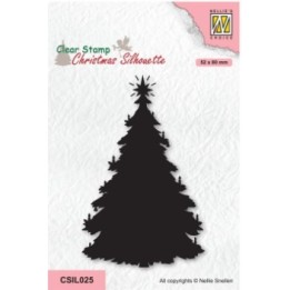 NC • Christmas Silhouettes clear stempel Christmas Tree