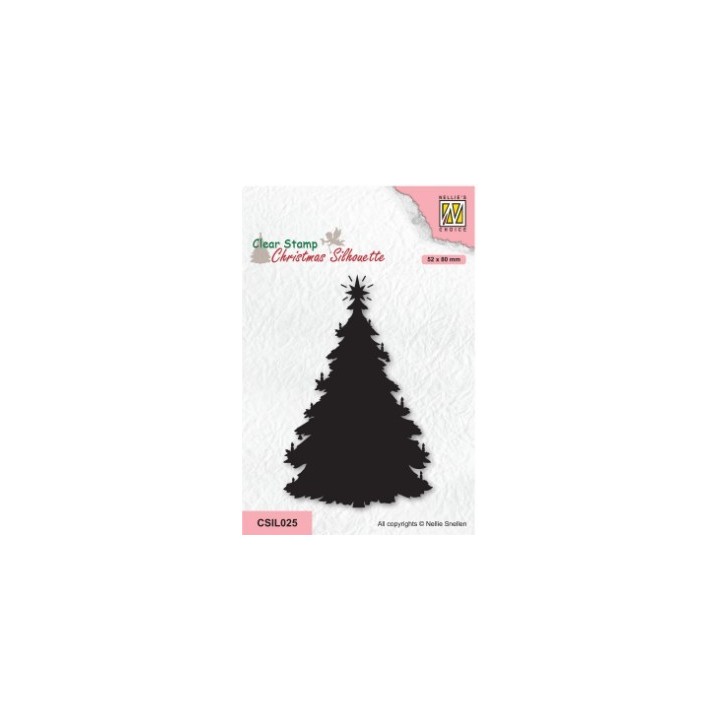 NC • Christmas Silhouettes clear stempel Christmas Tree