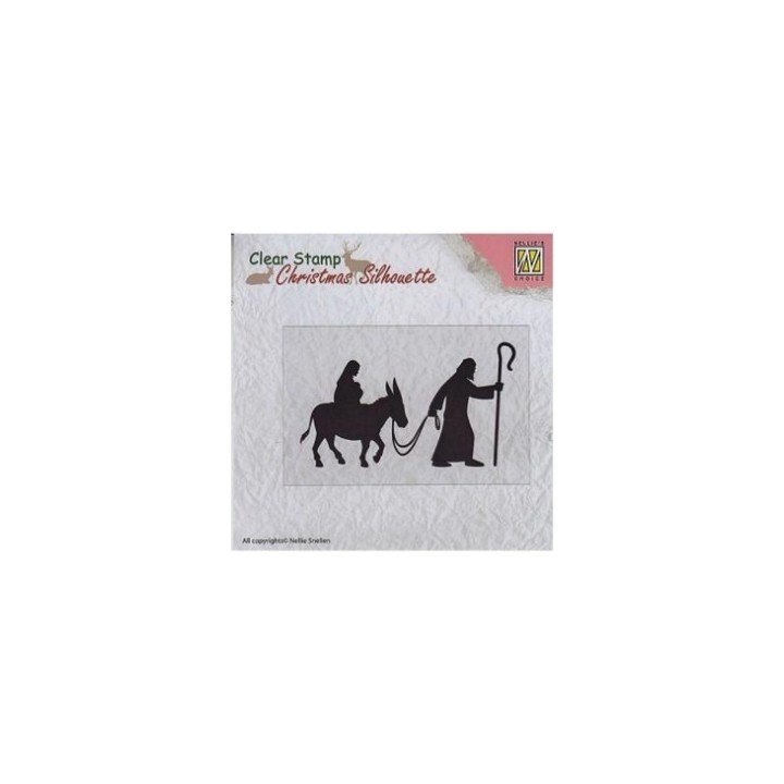 NC • Christmas Silhouettes clear stempel Nativity
