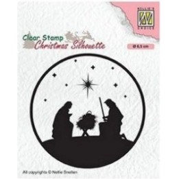 NC • Christmas Silhouettes clear stempel Nativity-3
