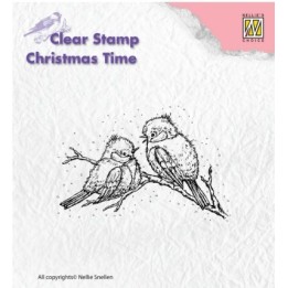 NC • Christmas Time clear stempel Christmas Birds