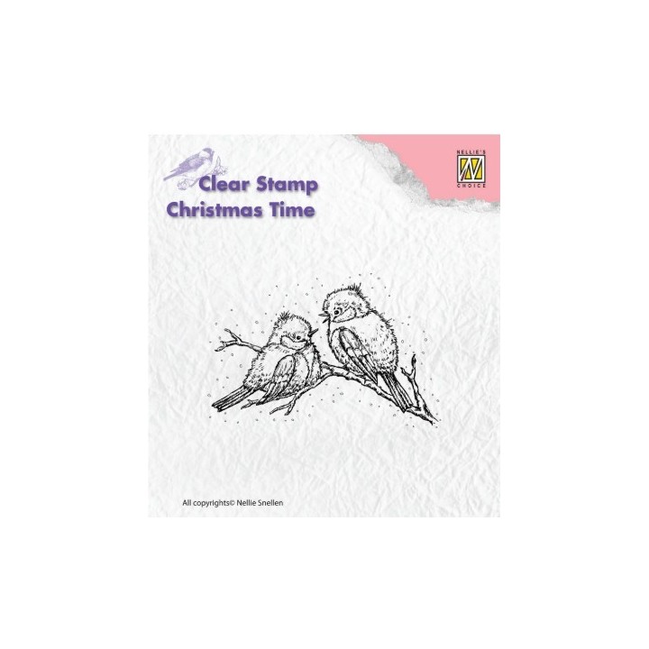 NC • Christmas Time clear stempel Christmas Birds