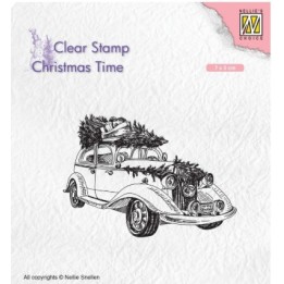 NC • Christmas Time clear stempel Christmas Tree Transport