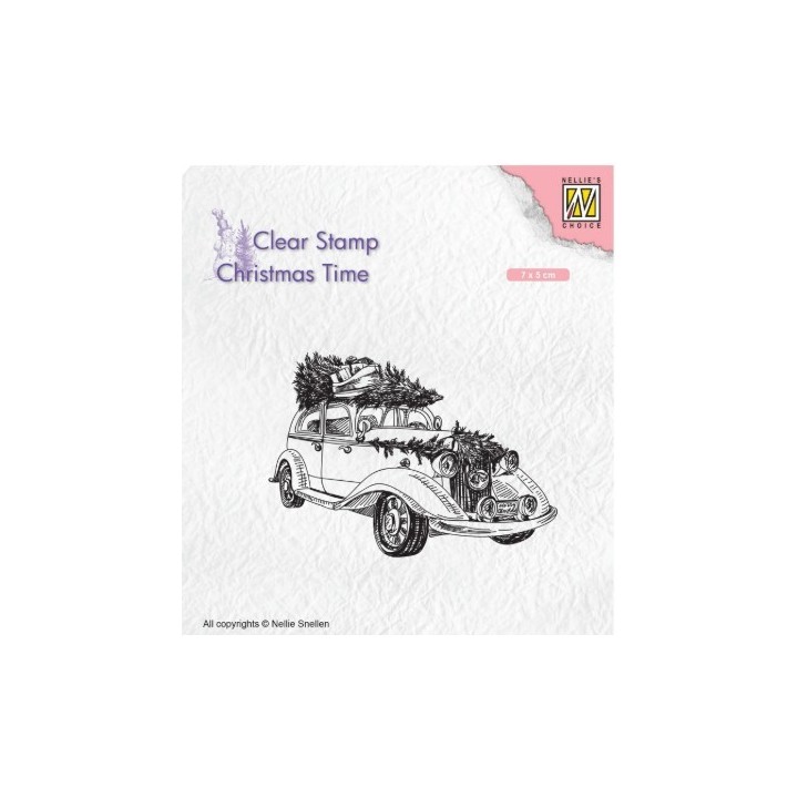 NC • Christmas Time clear stempel Christmas Tree Transport