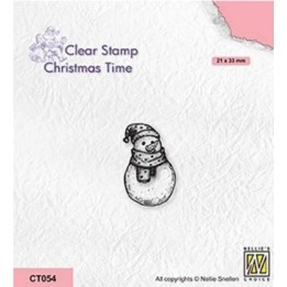 NC • Christmas Time clear stempel Snowman-2