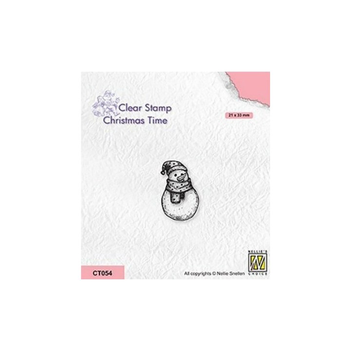 NC • Christmas Time clear stempel Snowman-2