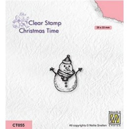 NC • Christmas Time clear stempel Snowman-3