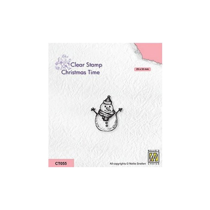 NC • Christmas Time clear stempel Snowman-3