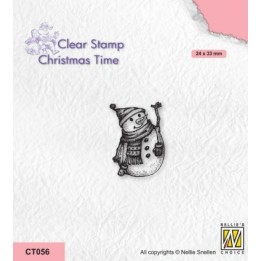 NC • Christmas Time clear stempel Snowman-4