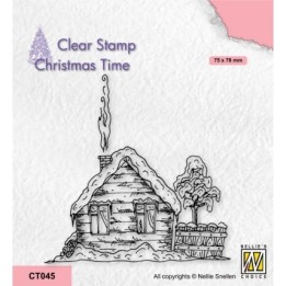 NC • Christmas Time clear stempel Snowy Cottage-2