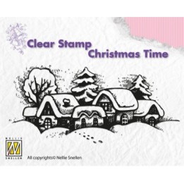 NC • Christmas Time clear stempel Snowy Village