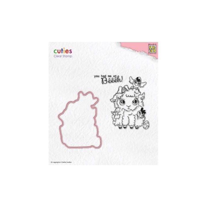 Nellie's Choice • Clear Stamp & Cutting Die Sheep