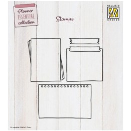 Nellie's Choice • Planner Essentials Clear Stamps Checklists 4st.