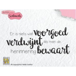 Nellie's Choice • Sentiments Clear Stamps Voorgoed