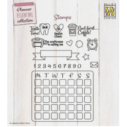 Nellie's Choice • Planner Essentials Clear Stamps Plan It 22st.