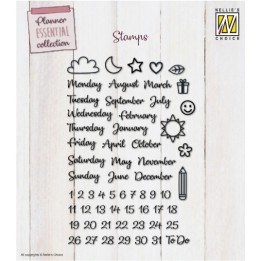 Nellie's Choice • Planner Essentials Clear Stamps EN 61st.