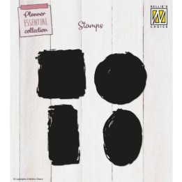 Nellie's Choice • Planner Essentials Clear Stamps Shapes 4st.