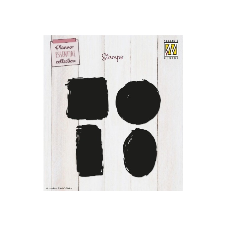 Nellie's Choice • Planner Essentials Clear Stamps Shapes 4st.