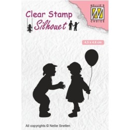 Nellie's Choice • Silhouette Clear stamps balloon