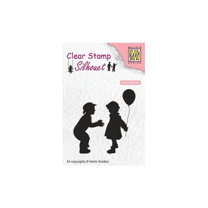 Nellie's Choice • Silhouette Clear stamps balloon