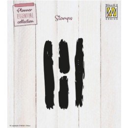 Nellie's Choice • Planner Essentials Clear Stamps Stripes 4st.