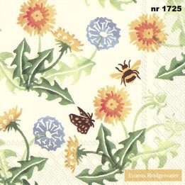 Emma Bridgewater Dandelion cream servet 33x33cm