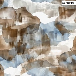 Earth-Toned Abstract Watercolour servet 33x33cm