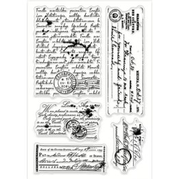 Clear stempel brieven 11x16cm