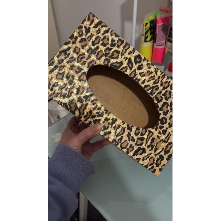 Leopard Pattern Sahara servet 33x33cm