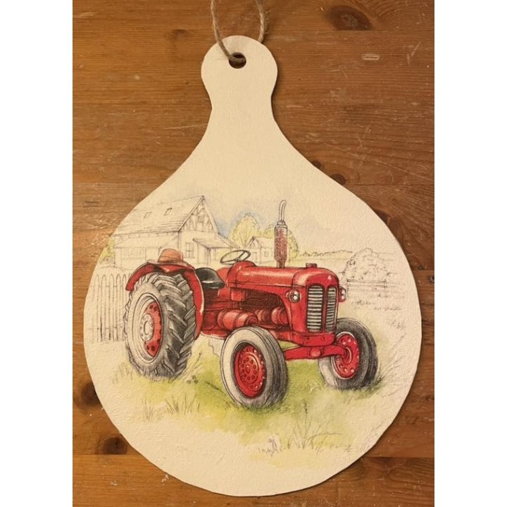 Serveerbord hout 23x16cm - 1 stuks