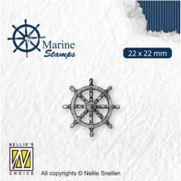 NC Marine clear stempel various designs Maritime: rudder