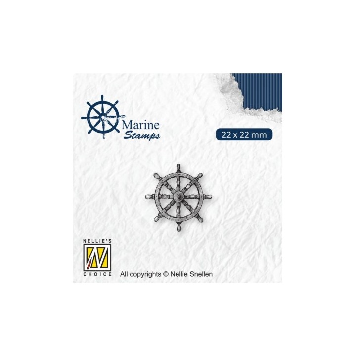 NC Marine clear stempel various designs Maritime: rudder