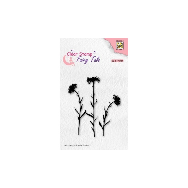 NC Fairy Tale clear stempel Flowers-1