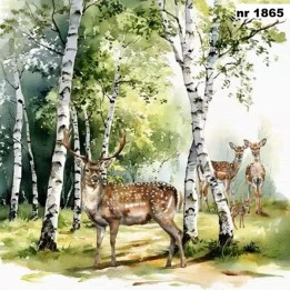 Birch Forest servet 33x33cm