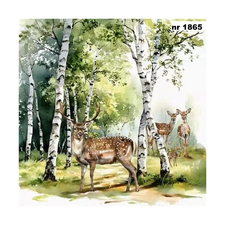 Birch Forest servet 33x33cm