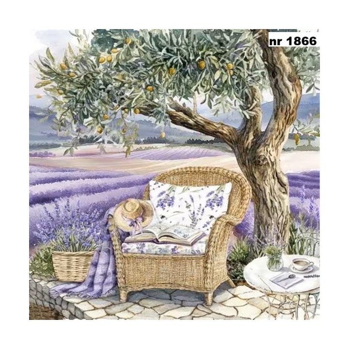 Summer in Provence servet 33x33cm