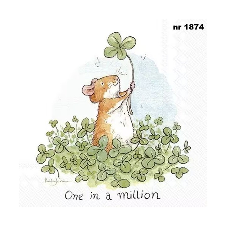 One in a Million servet 33x33cm