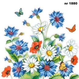 Cornflower servet 33x33cm