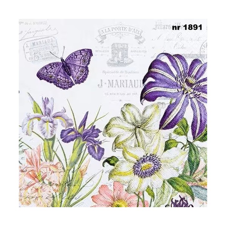 Belle Jardin servet 33x33cm