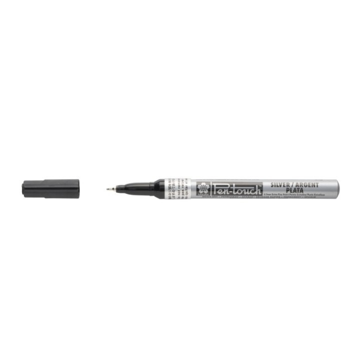Sakura Pen-touch Marker extra fijn 0.7mm zilver