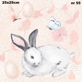 Soft easter servet 25x25cm OP=OP