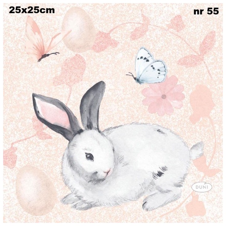 Soft easter servet 25x25cm OP=OP