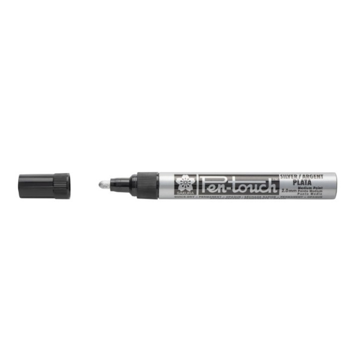 Sakura Pen-touch Marker medium 2.0mm zilver