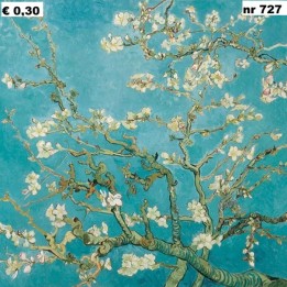 Almond blossom, Vincent van Gogh servet 33x33cm