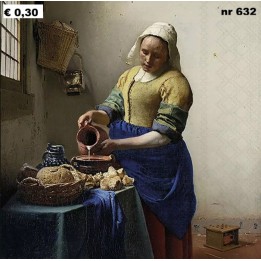 The milkmaid servet 33x33cm