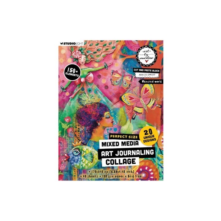 Studio Light Art by Marlene Cut and paste book Whymsical world