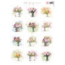 Marianne Design Knipvel Hello spring mini's