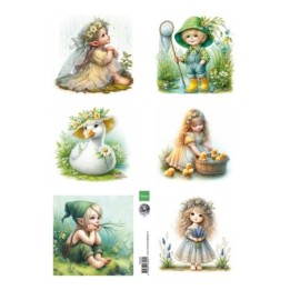 Marianne Design Knipvellen Cosy spring by Fairybells A4