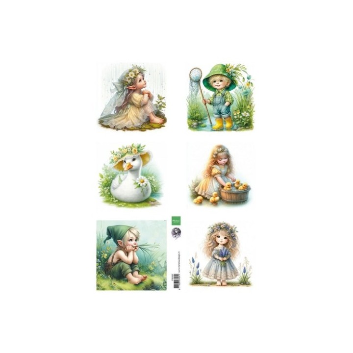 Marianne Design Knipvellen Cosy spring by Fairybells A4